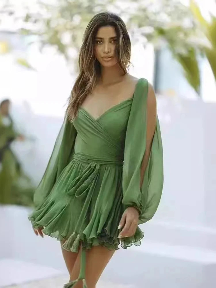Robe plissée