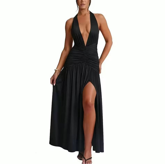 Robe plongeante